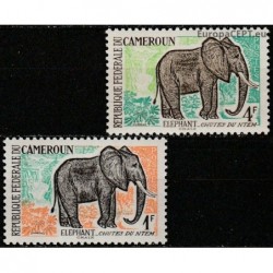 Cameroon 1962. Elephants