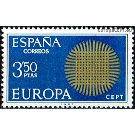 Spain 1970. CEPT: Stylised Sun from 24 Fibres