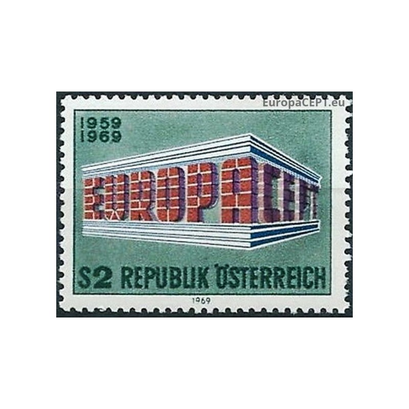 Austria 1969. EUROPA & CEPT on Symbolic Colonnade