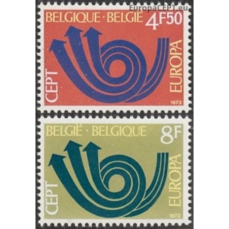 Belgija 1973. CEPT: stilizuotas pašto ragas (3 rodyklės paštui, telegrafui ir telefonui)