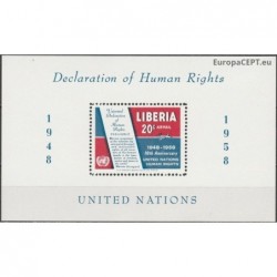 Liberia 1958. Human rights...