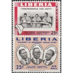 Liberija 1960. Liberijos Ganos ir Gvinėjos prezidentai