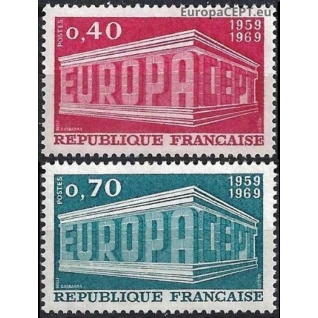 Prancūzija 1969. Simbolinis EUROPA CEPT paminklas