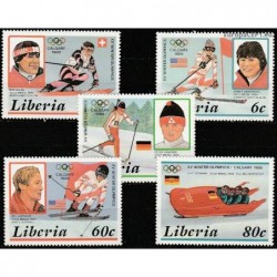 Liberija 1987. Kalgario žiemos olimpinės žaidynės