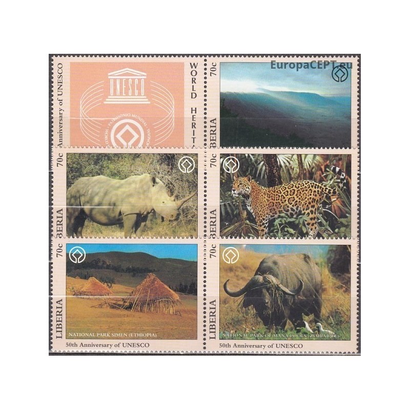Liberia 1997. National parks