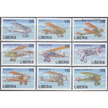 Liberia 1999. Aircrafts