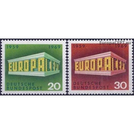Germany 1969. EUROPA & CEPT on Symbolic Colonnade
