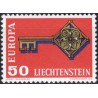 Liechtenstein 1968. Key with CEPT in handle