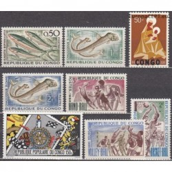 Congo 1960-1980. Set of 8...
