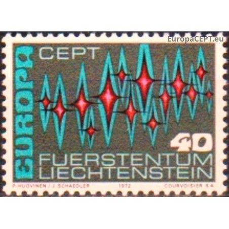 Liechtenstein 1972. Europa CEPT