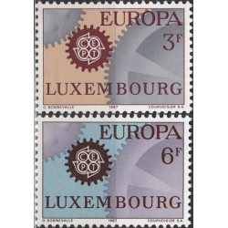 Luxembourg 1967. CEPT: Cogwheel with 22 teeth