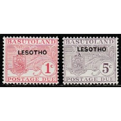 Lesotho 1966. Coats of arms...