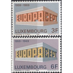 Liuksemburgas 1969. Simbolinis EUROPA CEPT paminklas