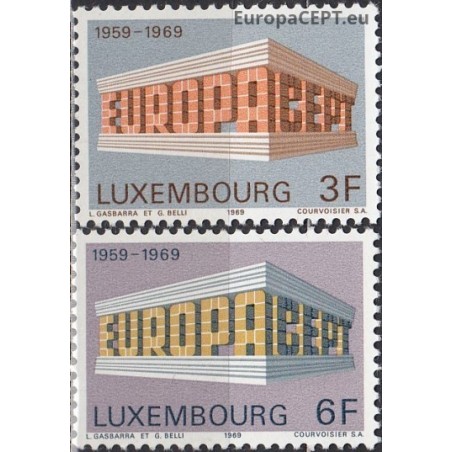 Luxembourg 1969. EUROPA & CEPT on Symbolic Colonnade