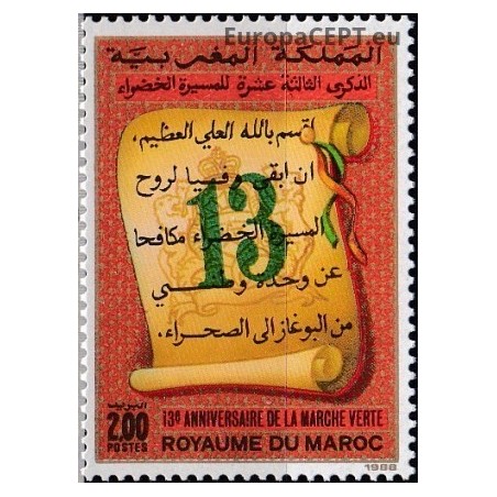 Marokas 1988. Vakarų Sacharos karas