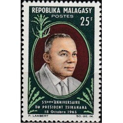 Madagaskaras 1965. Prezidentas Tsiranana