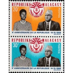 Madagaskaras 1968. Nacionalinė nepriklausomybė (prezidentas)