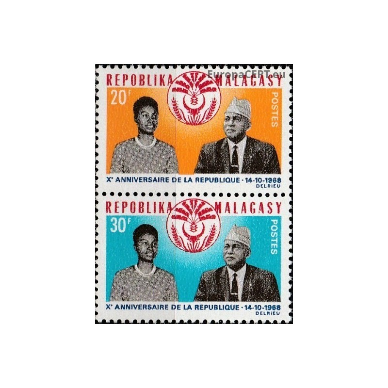 Madagaskaras 1968. Nacionalinė nepriklausomybė (prezidentas)