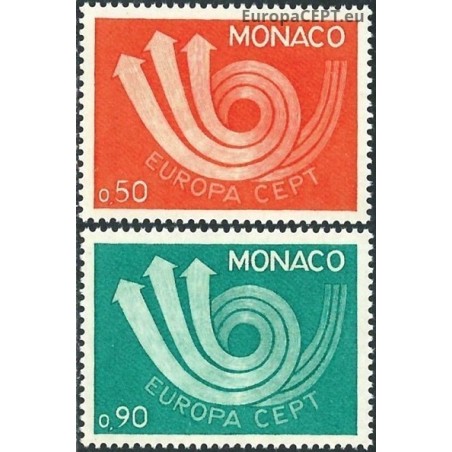 Monaco 1973. CEPT: Stylised Post Horn (Post,Telegraph & Telephone)