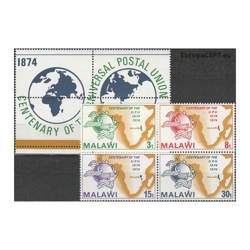 Malawi 1974. Universal Postal Union anniversary