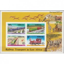 Kenija 1976. Geležinkelių transportas rytinėje Afrikoje