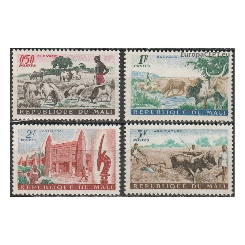 Mali 1961. Crop farming