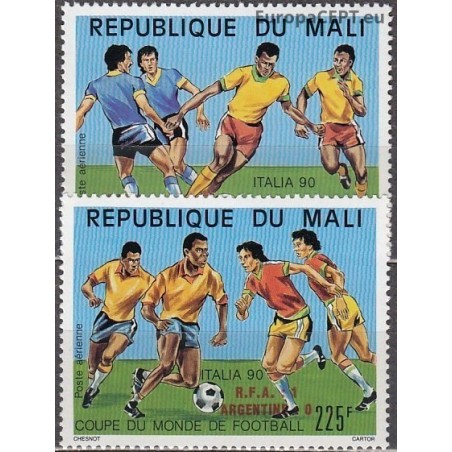 Mali 1990. FIFA World Cup Italy (overprinted)