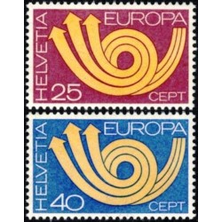 Switzerland 1973. CEPT: Stylised Post Horn (Post,Telegraph & Telephone)