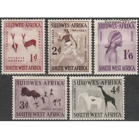 Pietvakarių Afrika 1954. Piešiniai ant akmens