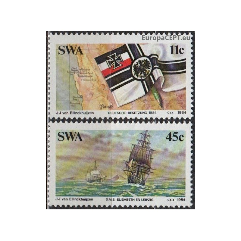 Pietvakarių Afrika 1984. Vokiečių adminsitracija