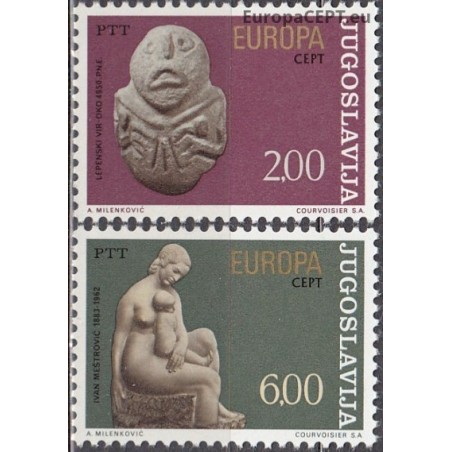 Yugoslavia 1974. Sculptures