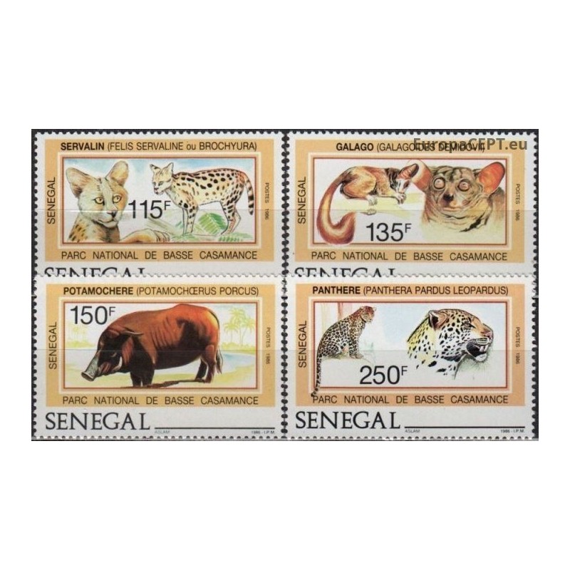 Senegalas 1987. Nacionalino parko fauna