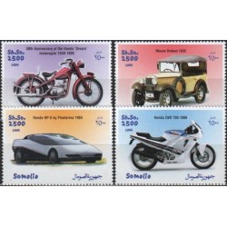 Somalia 1999. Japanese cars and motorcycles