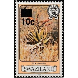 Swaziland 1984. Aloe (10 on 4 ct with year 1983)