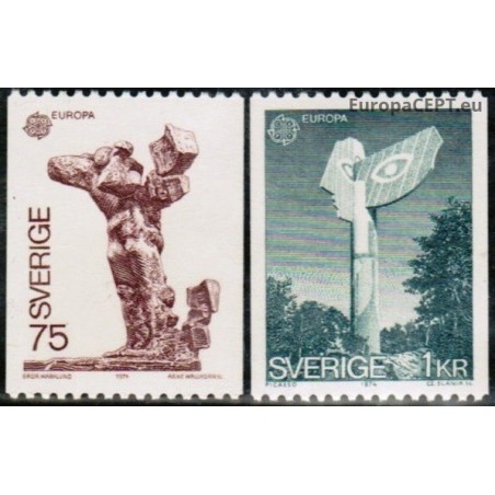 Sweden 1974. Sculptures