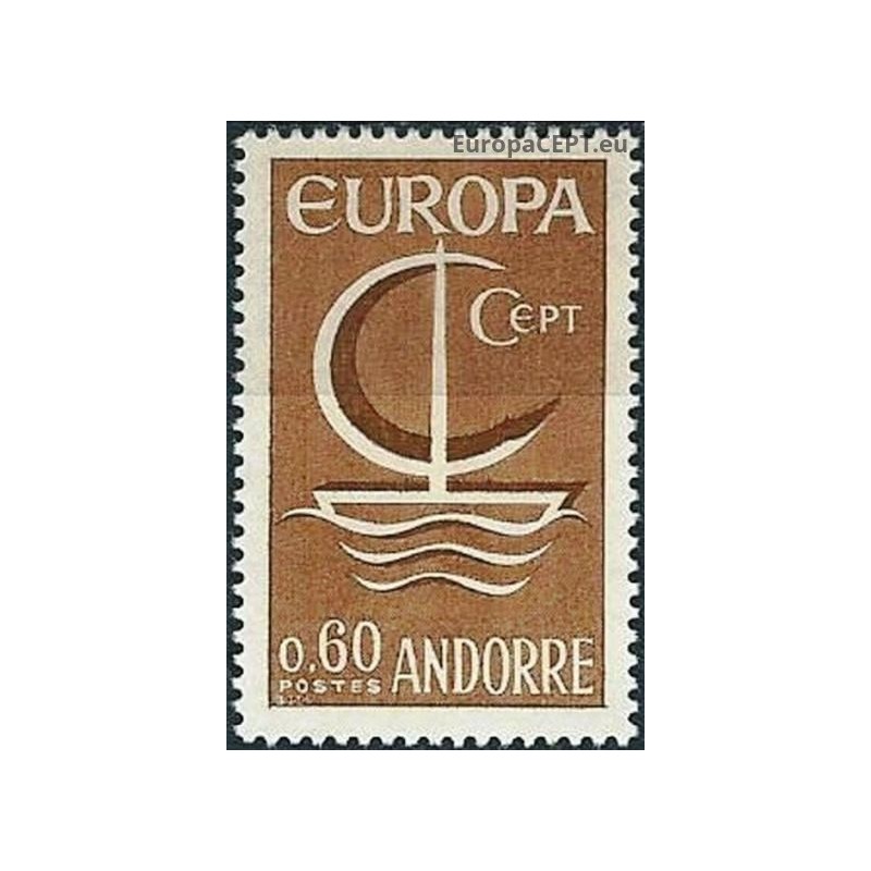 Andora (pranc) 1966. CEPT: Simbolinis laivelis