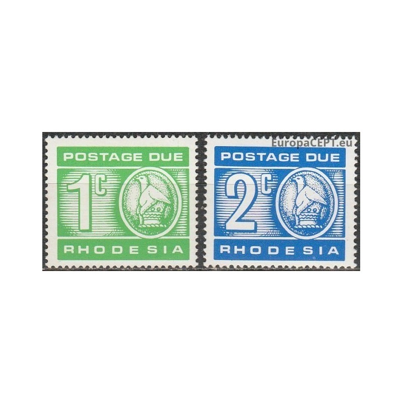 Rhodesia 1970. Postage revenue stamps