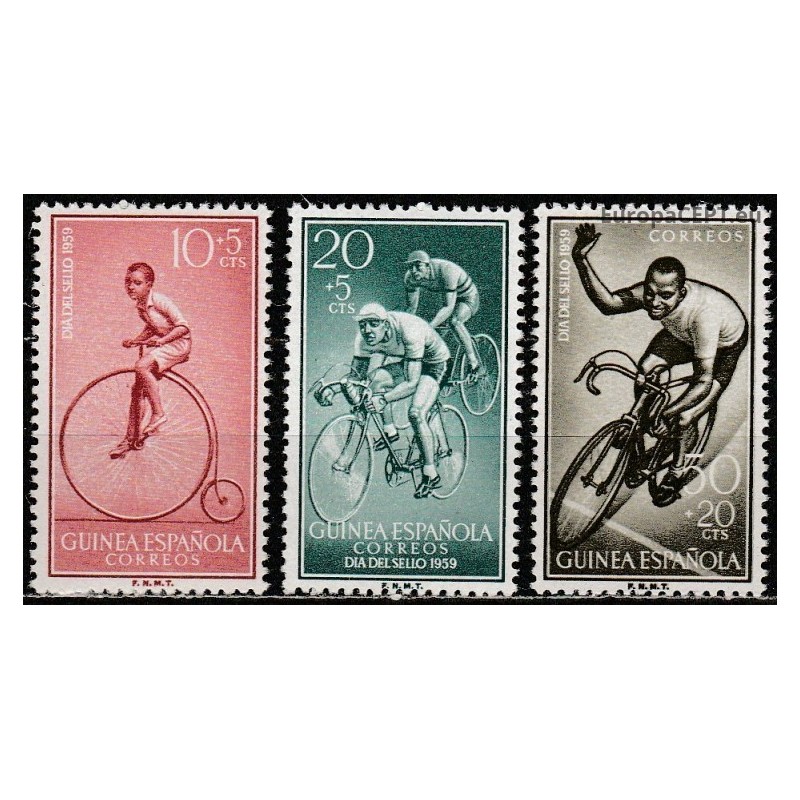 Spanish Guinea 1959. Cycling