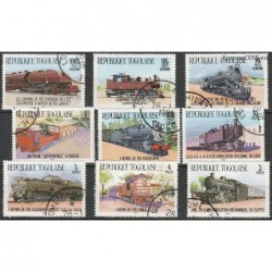 Togo 1984. Locomotives, complete set