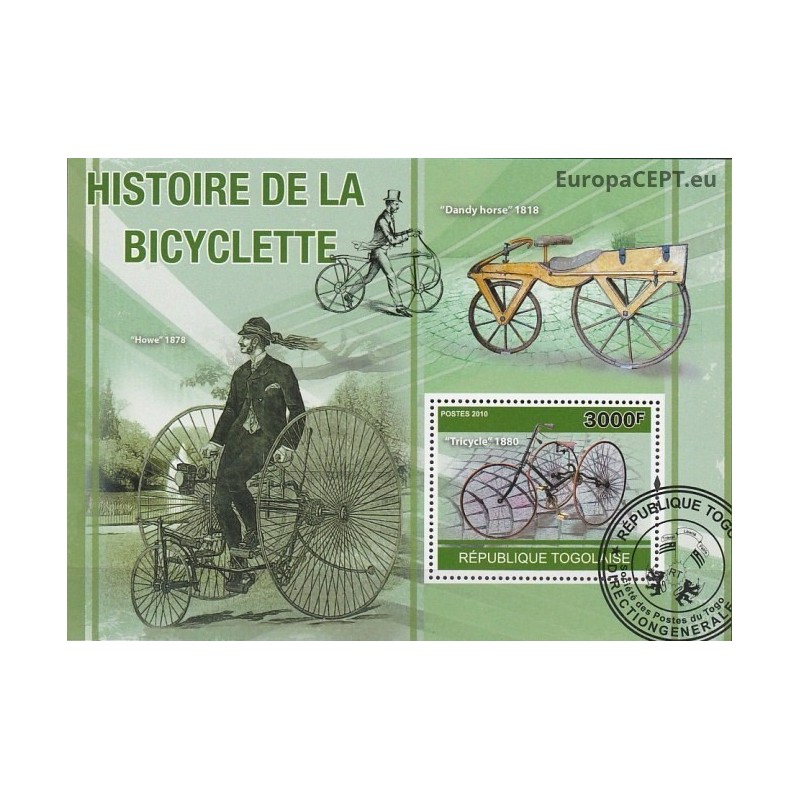 Togo 2010. History of bicycle
