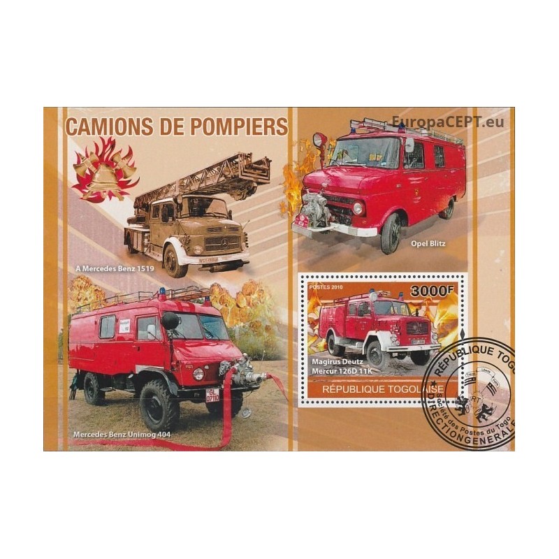 Togo 2010. Fireman vehicles