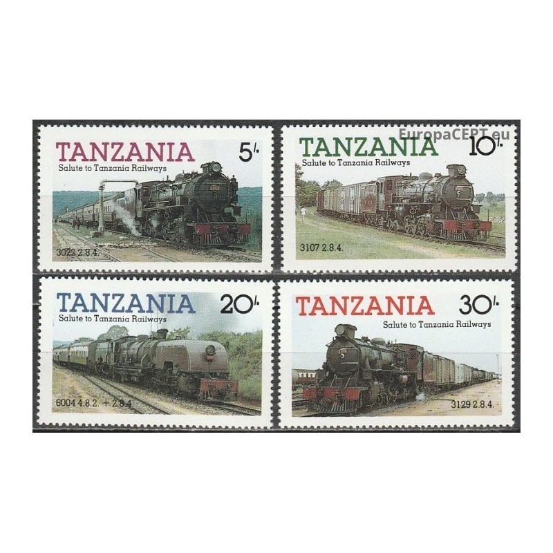 Tanzania 1985. Locomotives