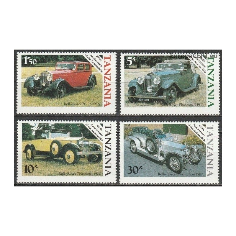 Tanzania 1986. Vintage cars