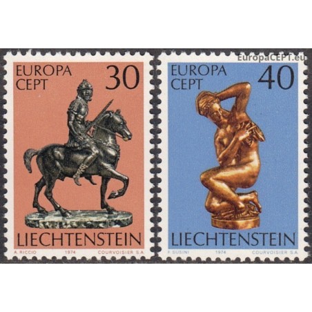 Liechtenstein 1974. Sculptures