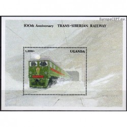 Uganda 1992. Transsibiro geležinkeliui - 100 metų