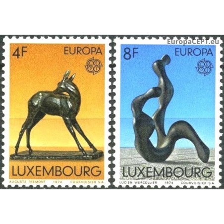 Luxembourg 1974. Sculptures
