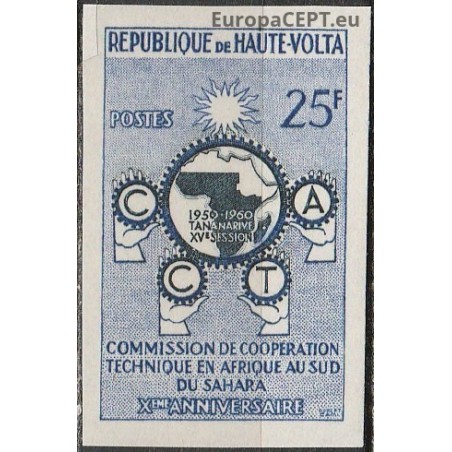 Upper Volta 1960. African cooperation