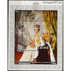 Zaire 1978. Queen Elisabeth II
