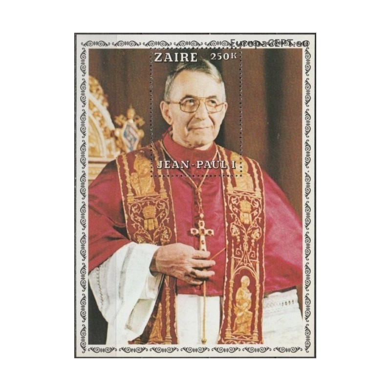 Zaire 1979. Pope Jean Paul I