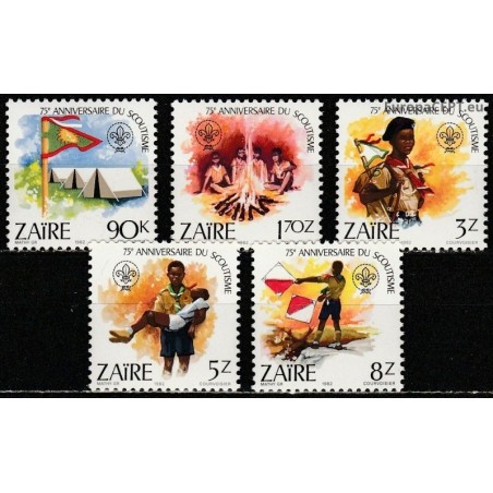 Zaire 1982. Scout Movement